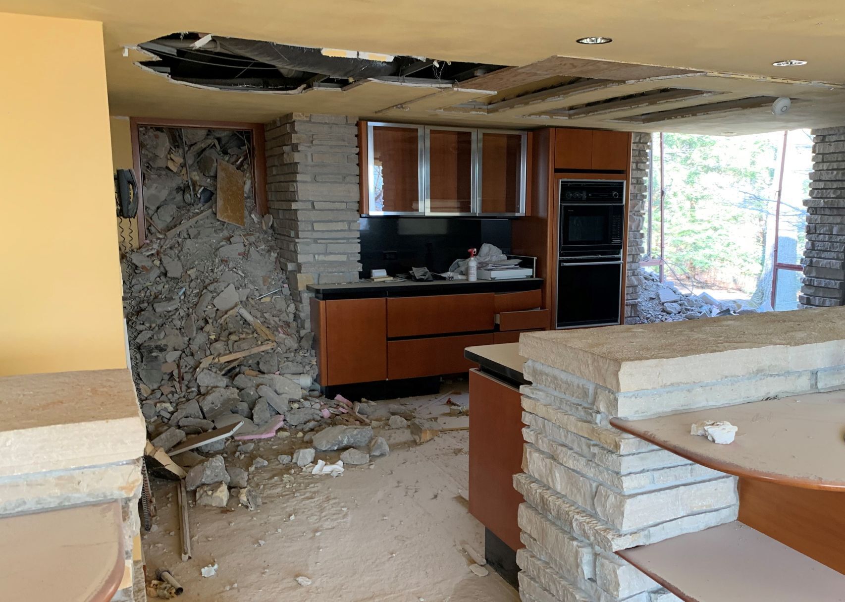 Tearing off the roof